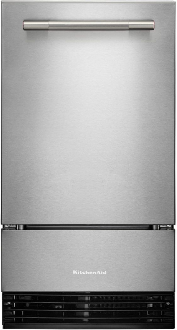 KitchenAid® 18” PrintShield™ Stainless Steel Ice Maker-0