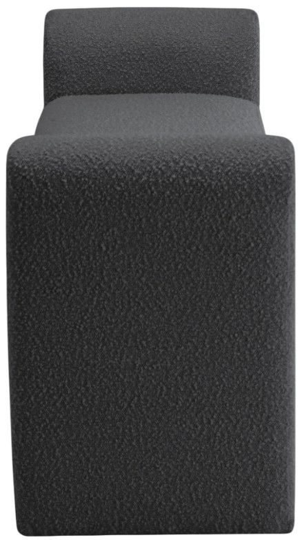 Meridian Furniture Stylus Black 51" Upholstered Bench-2