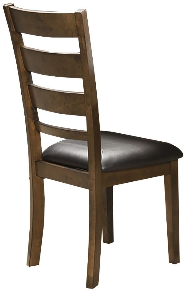 Mazin Furniture Sansa Black/Brown Side Dining Chair-1