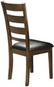 Mazin Furniture Sansa Black/Brown Side Dining Chair-1