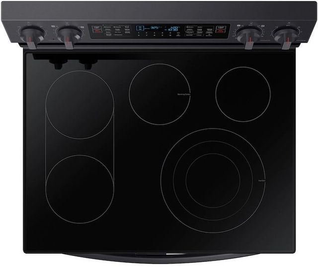 Samsung 30" Fingerprint Resistant Black Stainless Steel Freestanding Electric Range-4