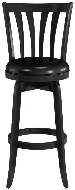 HH2 Home Savana Black Swivel Bar Stool-1
