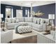 Furniture of America® Pelham 3-Piece Gray L-Shape Sectional-1