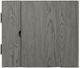Liberty Furniture Palmetto Heights Driftwood Chairside Table with White Drawers-4