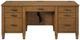 Elements International Portico Brown Oak Double Pedestal Desk-3