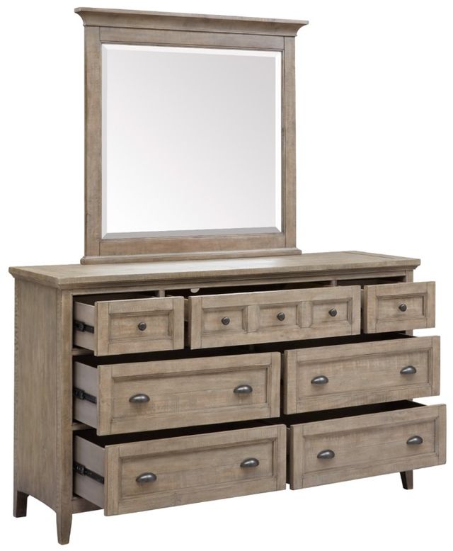 Magnussen Home® Paxton Place Dovetail Gray Dresser and Mirror-3