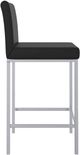 Inspire™ Porto Black/Chrome 26" Counter Stool, Set Of 2-3