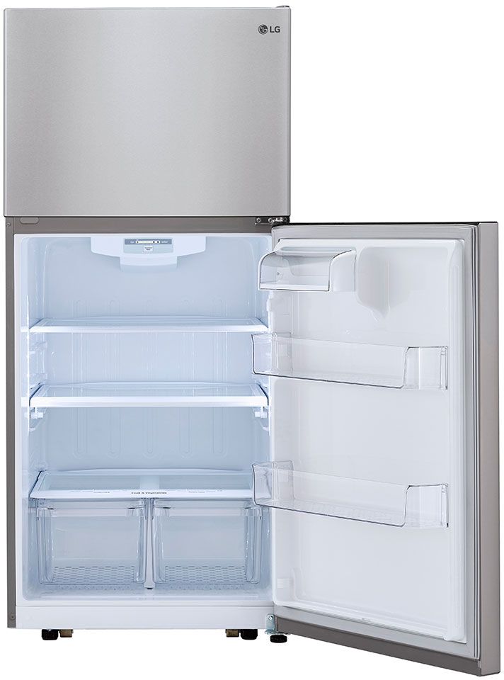 LG 30" 20.2 Cu. Ft. Stainless Steel Top Freezer Refrigerator - Thumbnail 2