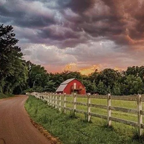 Classy Art Colorful Country Clouds by Dakota Diener Wall Art-1
