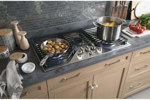 GE Profile 36" Stainless Steel Gas Cooktop