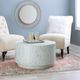 Linon Capiz Blue/Gray Coffee Table-1