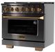 Kucht Professional KEG Series 36" Titanium Stainless Steel Pro Style Natural Gas Range-3