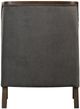 Elements International Hopkins Columbia Charcoal/Brown Accent Chair-3