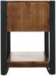 Jofran Inc. Loftworks Black/Brown Chairside Table-2