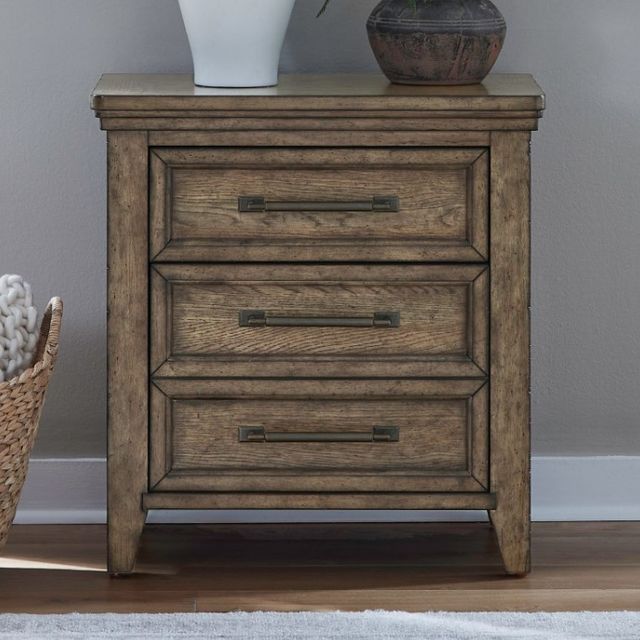 Liberty Furniture Carolina Park Amber Brown Nightstand-1
