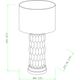 Surya Amity Silver Table Lamp-5