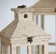 A & B Home 2-Piece Weathered White Reed Lantern Set-4