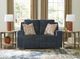 Signature Design by Ashley® Danum Ink Manual Reclining Loveseat-5