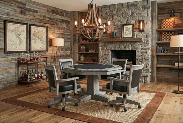 Sunny Designs™ Alpine Gray/Black Game Chair-1