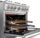 ZLINE Classic 36" Stainless Steel Pro Style Gas Range -4