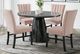 Elements International Bellini 5-Piece Grey/Pink Round Dining Set-0