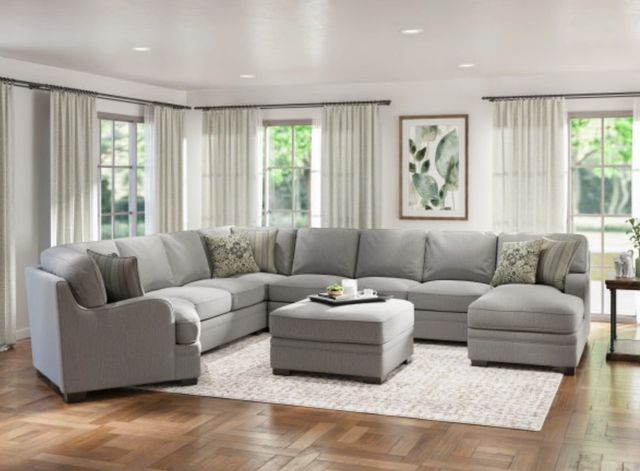 Emerald Home Analiese Light Gray Ottoman-1