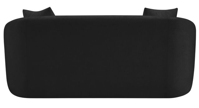 Meridian Furniture Penelope Black Chenille Fabric Loveseat-3