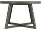 Elements International Cross Brown Round Dining Table-1