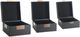 StyleCraft Norman Wyatt Home 3-Piece Bronze/Dark Smoke Leather Accessory Boxes-1