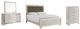 Signature Design by Ashley® Lonnix 4-Piece Silver Queen Panel Bed Set-0