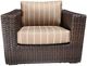 CabanaCoast® Customizable Louvre Wicker Outdoor Deep Seating Chair-1