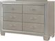 Elements International Platinum 4-Piece Youth Champagne Full Bedroom Set-2