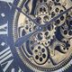 YHD Dark/Gold Aged Roman Gear Clock-4