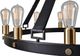 Uttermost Marlow 12 Light Antique Bronze Circle Chandelier-4