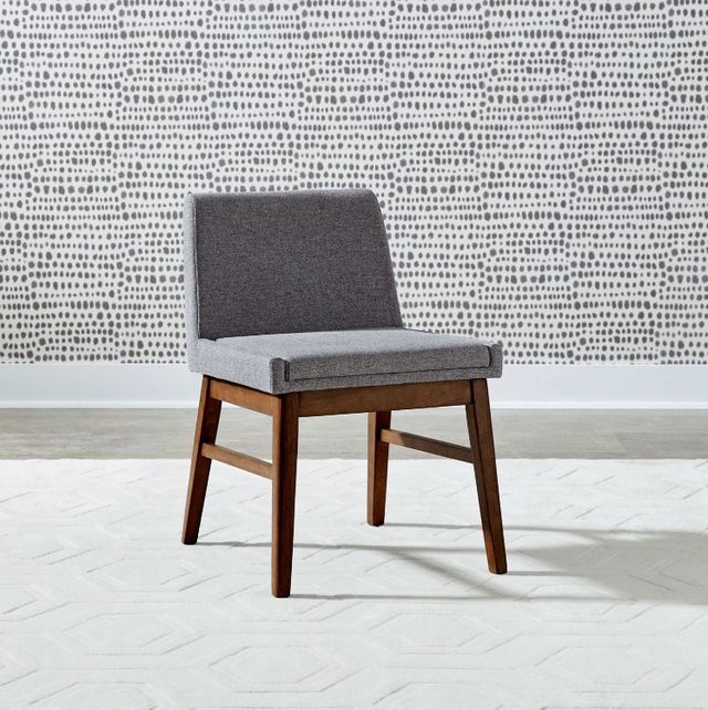 Liberty Furniture Space Savers Gray/Satin Walnut Side Chair-1