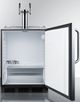 Summit® Commercial Series 5.5 Cu. Ft. Stainless Steel Beer Cooler/Kegerator-2