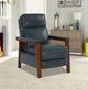BarcaLounger® Ashland Roma Bluegray Manual Recliner-2