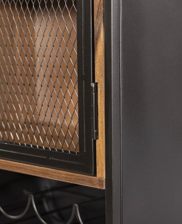 Home Trends & Design Roswell Natural Bar Cabinet-3