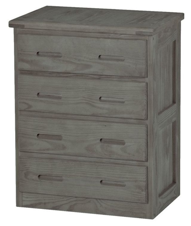Crate Designs™ Furniture Graphite Chest with Lacquer Finish Top Only-0
