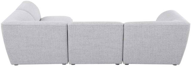 Meridian Furniture Miramar 4-Piece Grey Modular Sectional Set-3