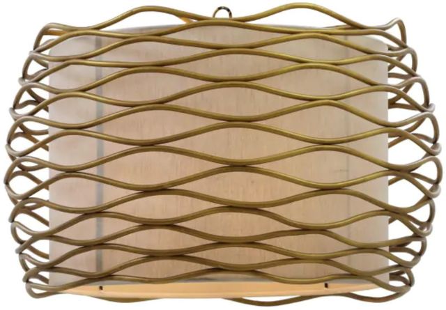 Bramble Orza Gold Medium Pendant-0