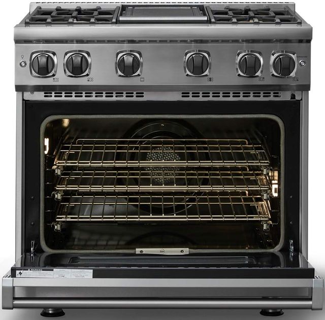 Viking® 7 Series 36" Stainless Steel Pro Style Liquid Propane Gas Range-1