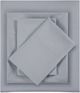 Olliix by Intelligent Design Grey Queen Microfiber All Season Wrinkle-Free Sheet Set-0