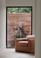 American Leather® Customizable Dorian Leather Fabric Chair-1