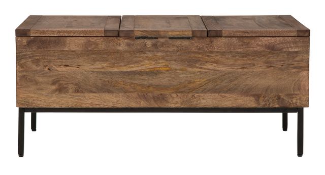 Signature Design by Ashley® Braddick Light Brown/Black Storage Trunk-0