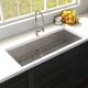 ZLINE Meribel 36" Stainless Steel Undermount Single Bowl Kitchen Sink with Bottom Grid-5