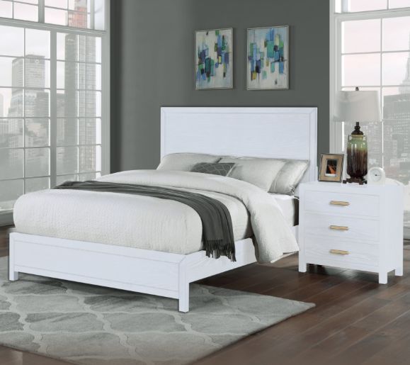 Winners Only® Fresno White King Panel Bed-1