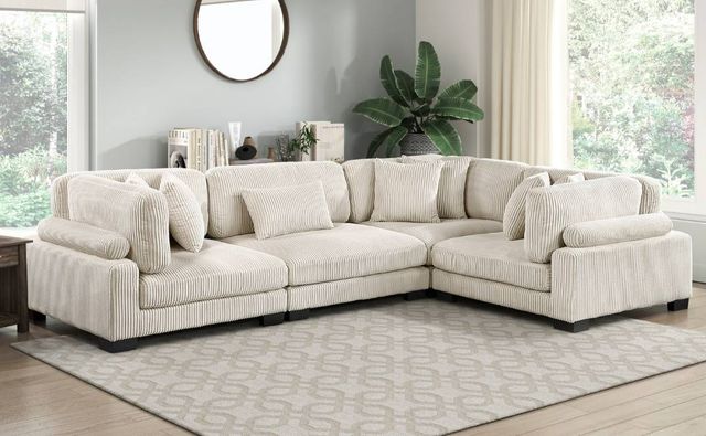 Homelegance® Traverse 4-Piece Beige Modular Sectional-1