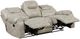 Homelegance® Gainesville Pewter Double Manual Reclining Sofa-4