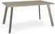 Amisco Customizable Lidya Rectangular Table with 60" Solid Ash Top -0